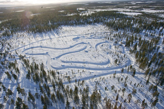 Levi Driving Center in Finnland
