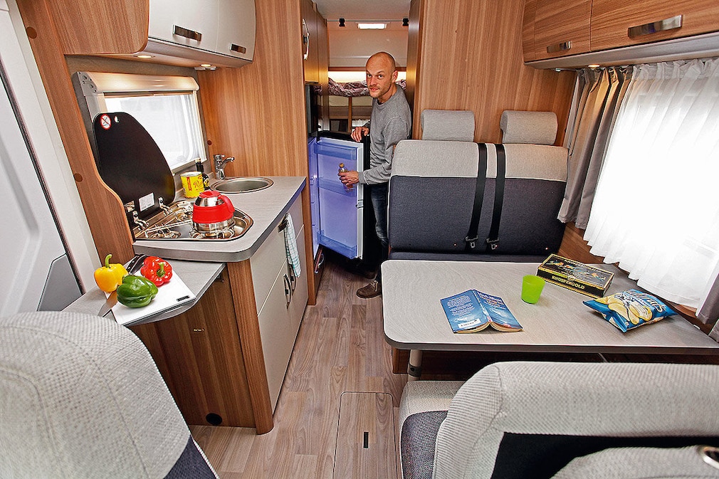 Vier Alkoven im Wohnmobil-Test