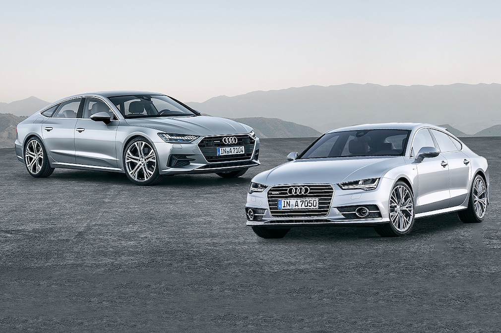 Audi A7 Sportback (2017): Alt und neu im Vergleich