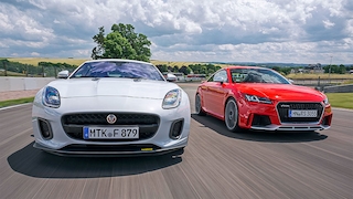 Audi TT RS Jaguar F-Type 400 Sport