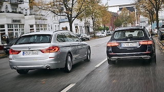 BMW 5er Touring Mercedes E-Klasse T-Modell