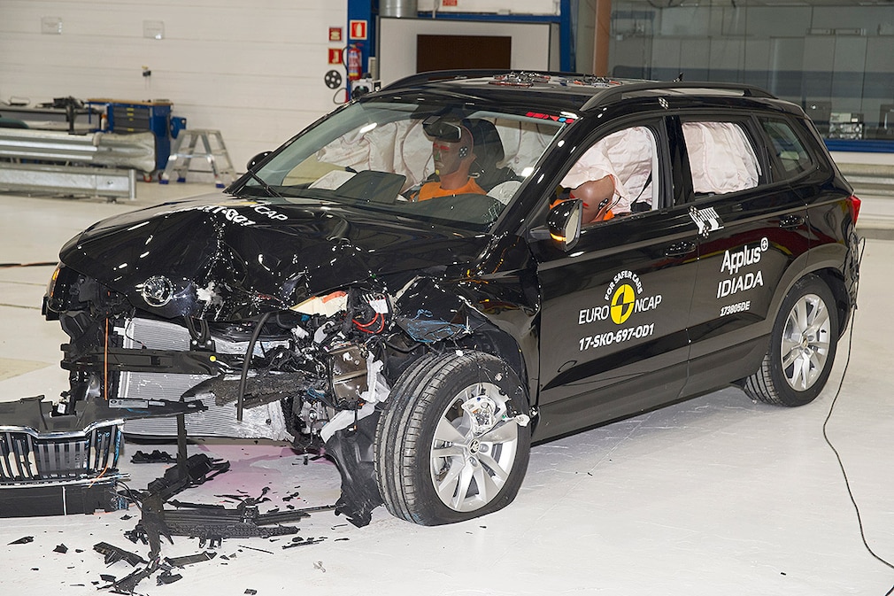 Euro NCAP Crashtest Skoda Karoq