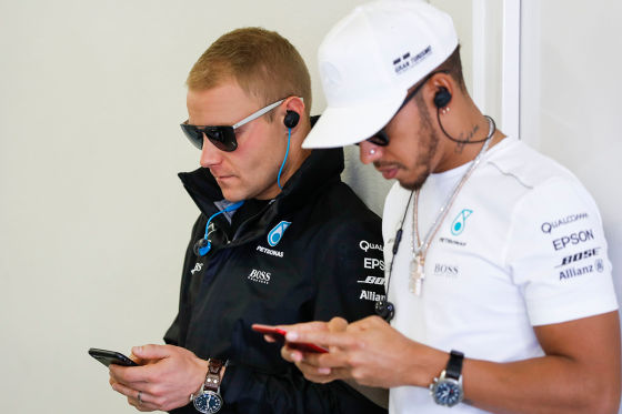 Hamilton und Bottas