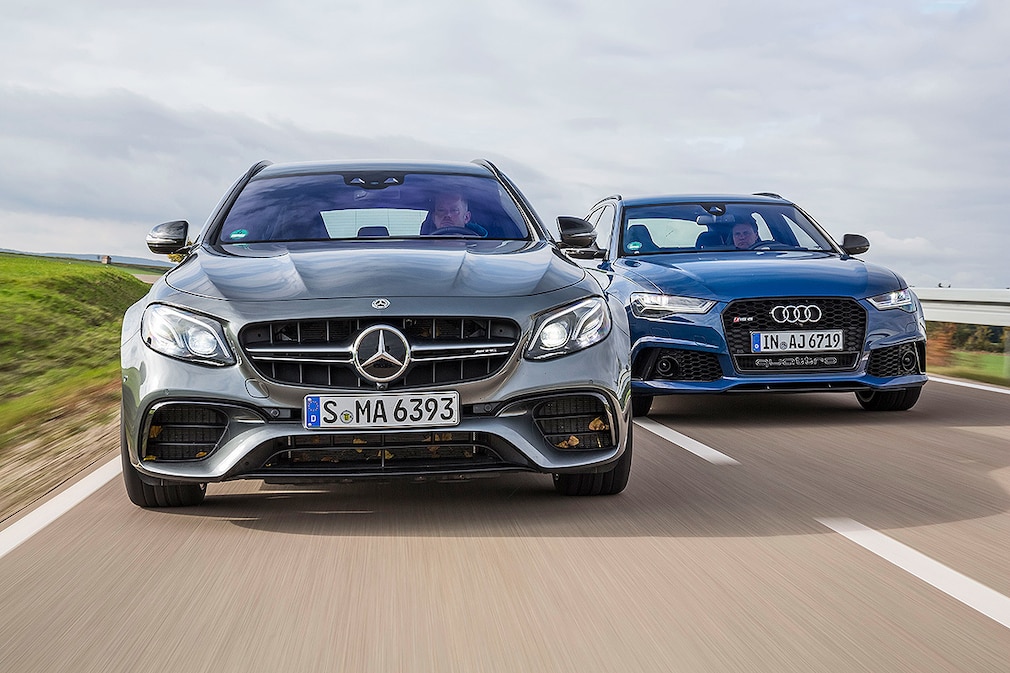 Mercedes-AMG E63 S 4Matic+ T-Modell Audi RS 6 Avant Performance