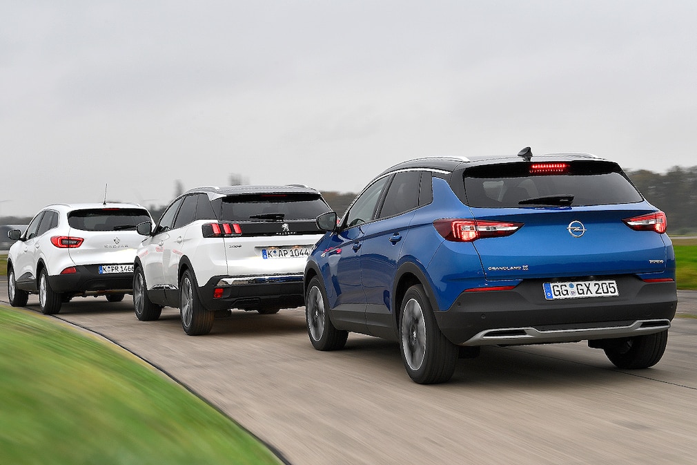 Opel Grandland X 1.2 Peugeot 3008 Pure Tech 130 Renault Kadjar 1.2 TCe 130