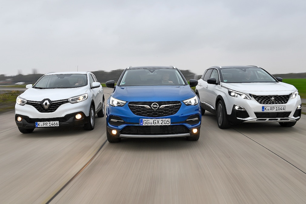 Opel Grandland X Peugeot 3008 Renault Kadjar