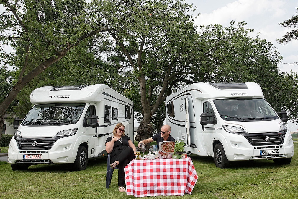 Wohnmobil-Test Etrusco gegen Mobilvetta