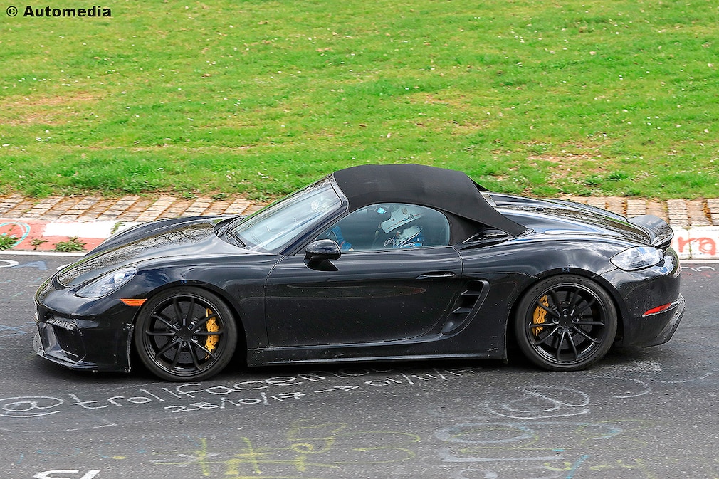 Erlkönig Porsche 718 Boxster Spyder