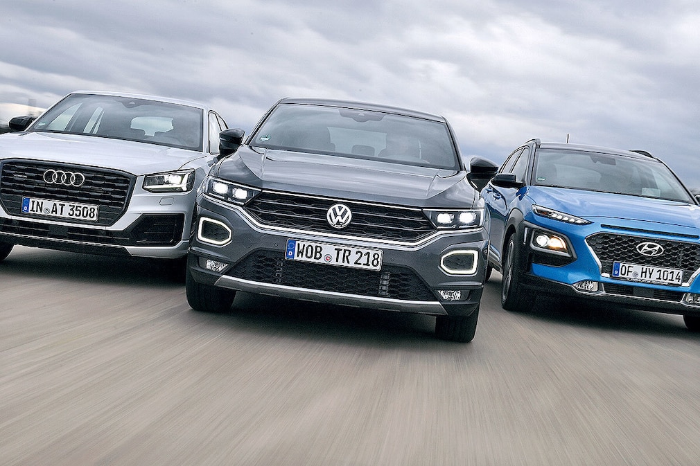 Audi Q2 Hyundai Kona VW T-Roc