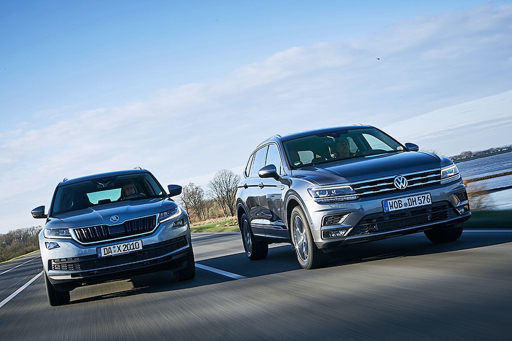 Skoda Kodiaq VW Tiguan Allspace