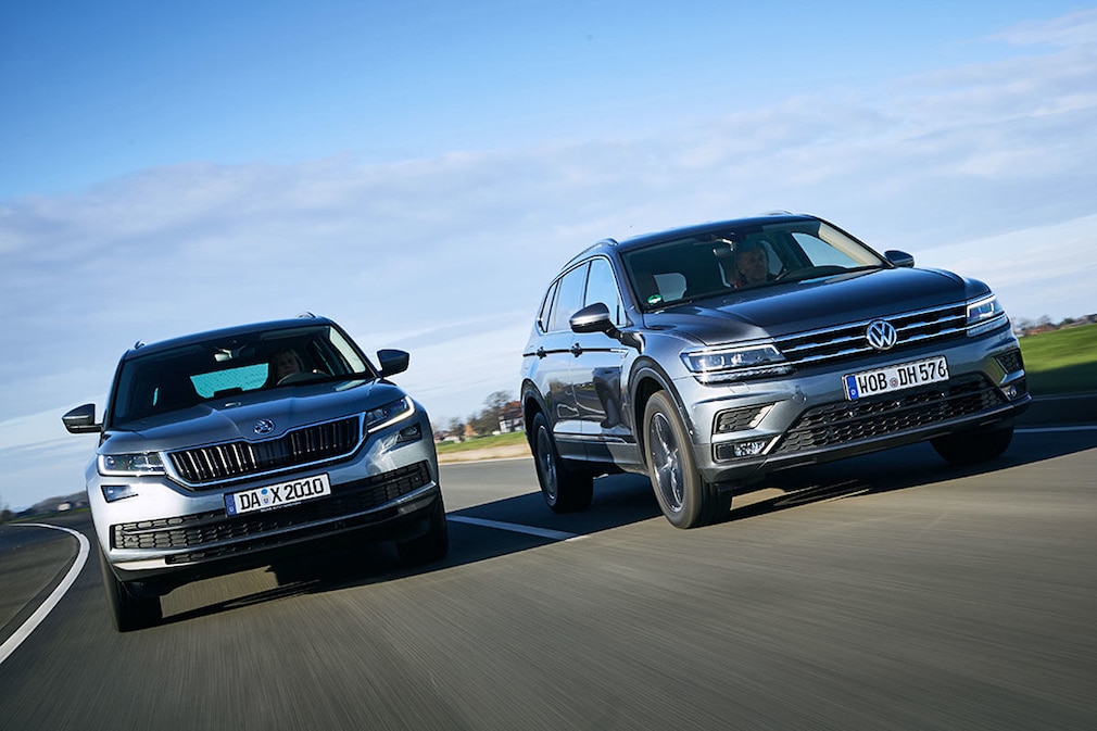 Skoda Kodiaq VW Tiguan Allspace