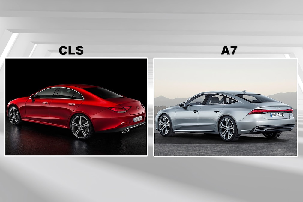 Mercedes CLS gegen Audi A7