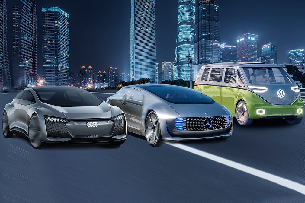 Future Friday Audi Aicon Mercedes F015 VW ID BUZZ