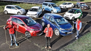 Acht E-Autos im Check