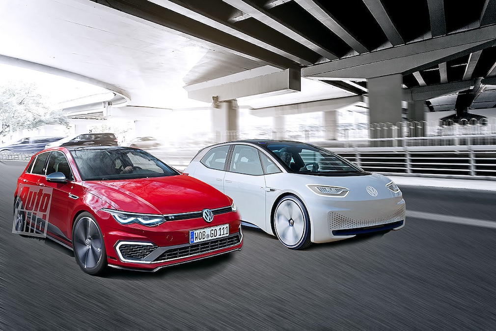 Vergleich VW Golf 8 VW ID