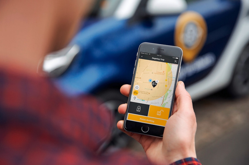 smart startet privates Carsharing