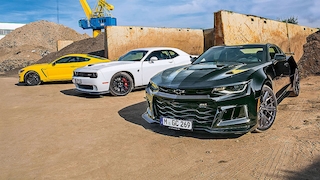 Camaro ZL1 Challenger Hellcat Mustang Shelby GT350