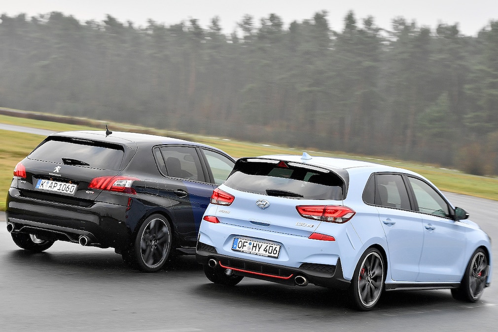 Peugeot 308 GTi Hyundai i30 N