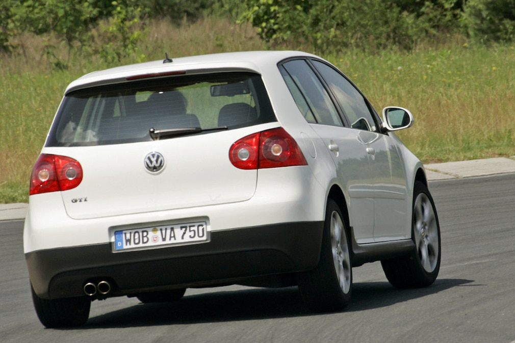 Fünf Generationen VW Golf GTI