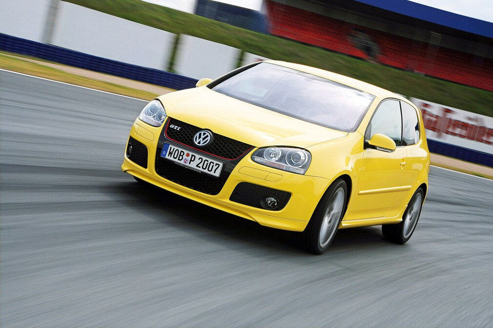 Fünf Generationen VW Golf GTI