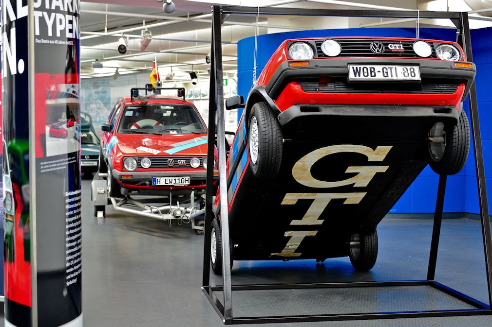 Fünf Generationen VW Golf GTI