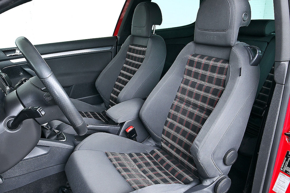 Fünf Generationen VW Golf GTI