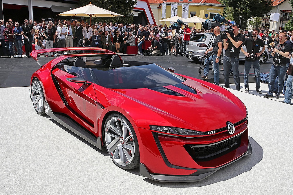 Fünf Generationen VW Golf GTI