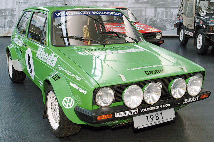Fünf Generationen VW Golf GTI