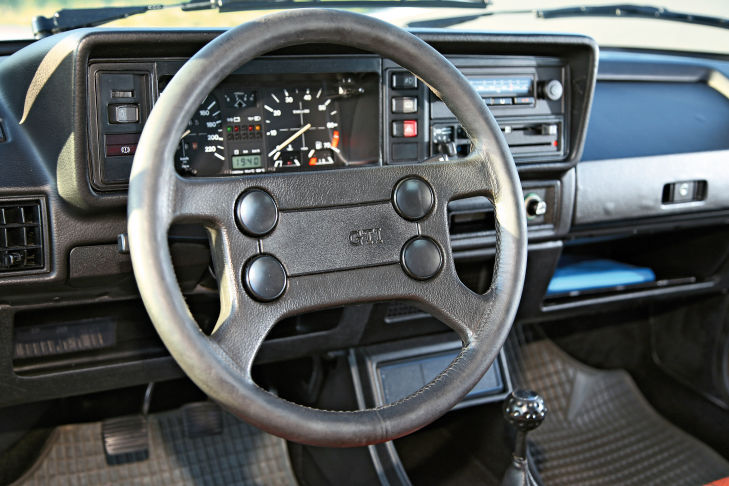 Fünf Generationen VW Golf GTI