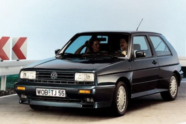 Fünf Generationen VW Golf GTI