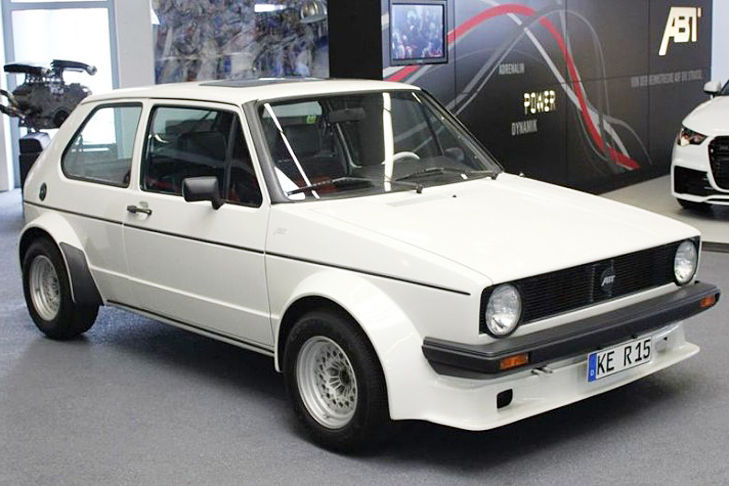 Fünf Generationen VW Golf GTI