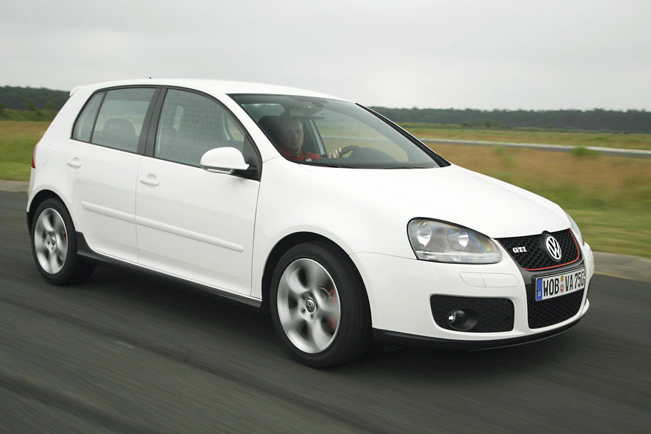 Fünf Generationen VW Golf GTI