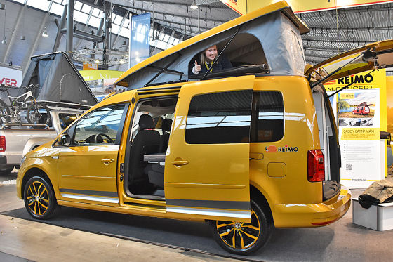VW Caddy Maxi als Reimo Camp