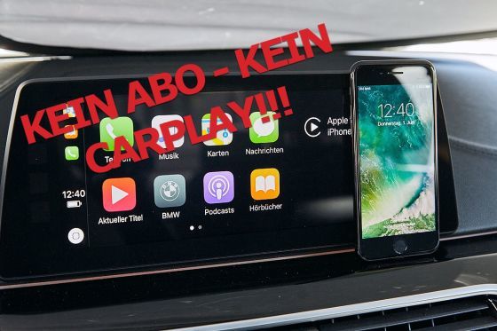 CarPlay: Bei BMW nur im Abo