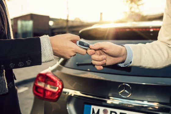 Privates Carsharing, Schlüsselübergabe