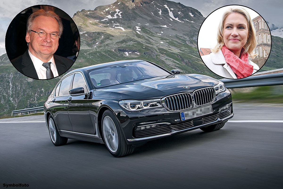 Deutsche Politiker: Verbauchswerte der Dienstwagen (2018)
