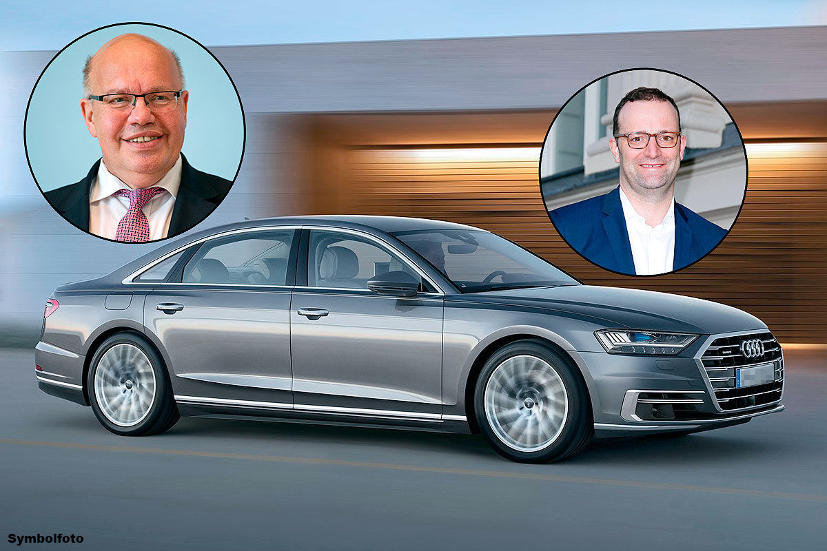 Deutsche Politiker: Verbauchswerte der Dienstwagen (2018)