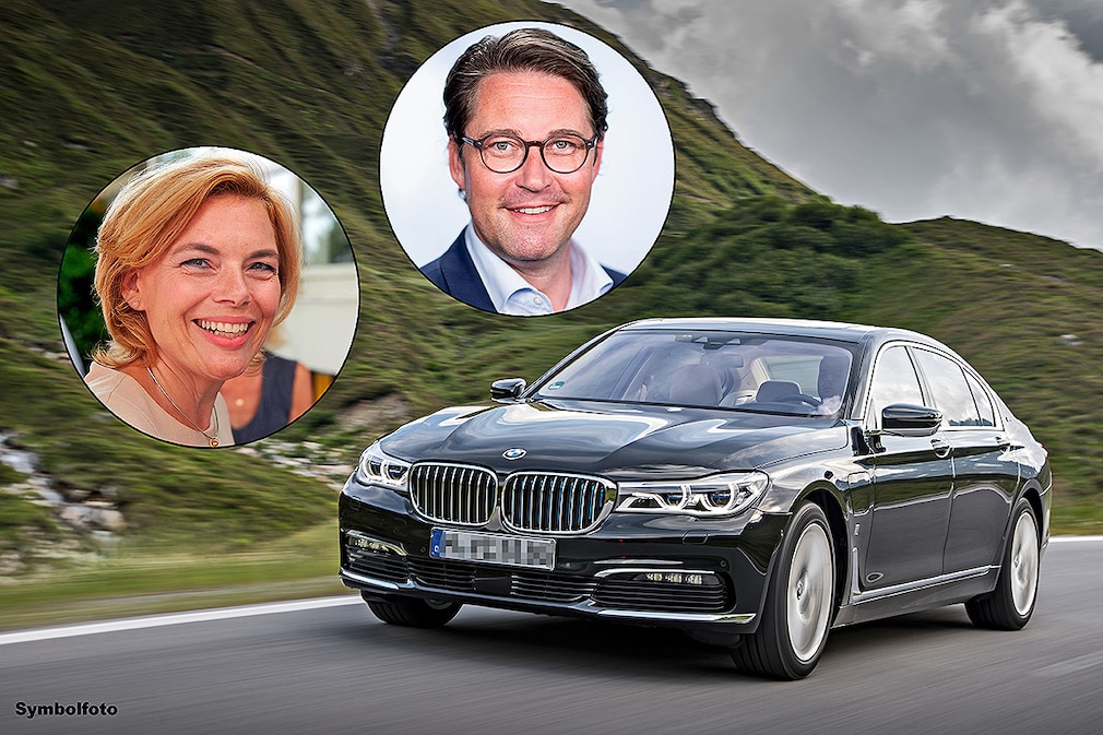 Deutsche Politiker: Verbauchswerte der Dienstwagen (2018)