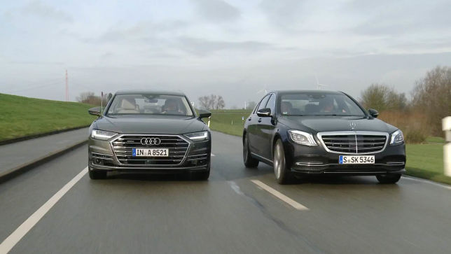 Kampf Der Luxus Riesen Audi A8 Gegen Mercedes S Klasse Autobild De