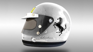 Formel 1: Helme im 70er Jahre-Stil
