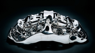 Bugatti Bremssattel (2018): Technik, 3D-Druck, Titan