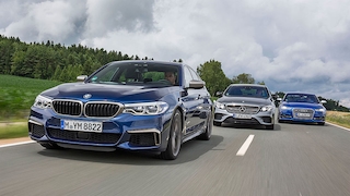 Audi S6 BMW M550i Mercedes-AMG E 43