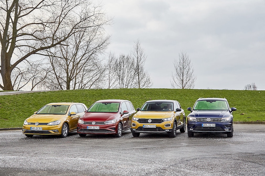 VW Golf VW Golf Sportsvan VW Tiguan VW T-Roc