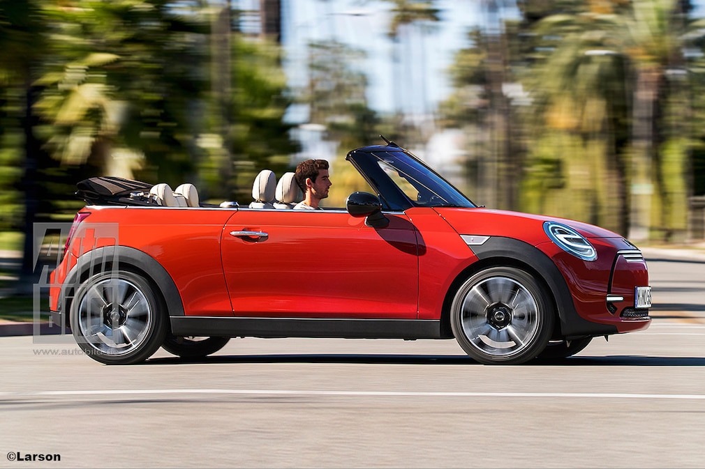 Mini Cooper E Cabrio !!! Illustration !!!