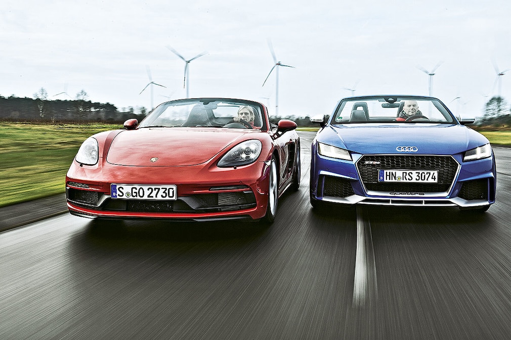 Audi TT RS Porsche 718 Boxster GTS
