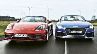 Audi TT RS Porsche 718 Boxster GTS