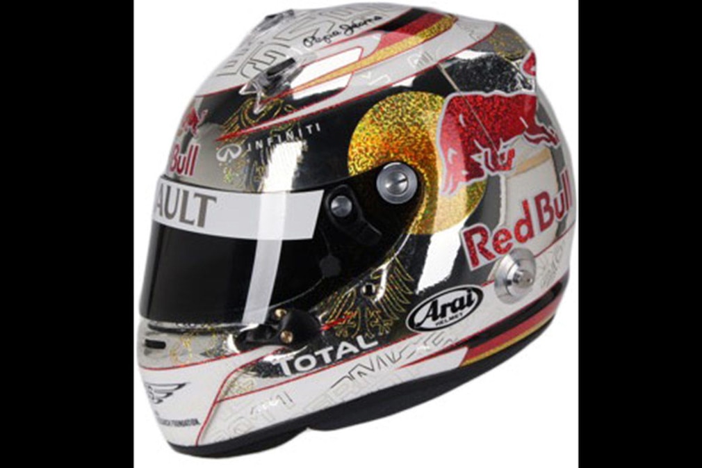 Formel 1: Die schönsten Helme von Vettel