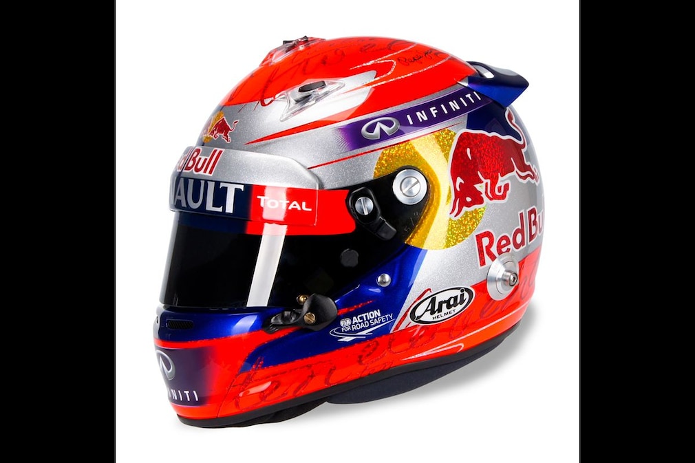 Formel 1: Die schönsten Helme von Vettel