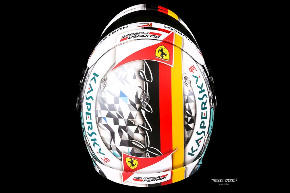 Formel 1: Die schönsten Helme von Vettel