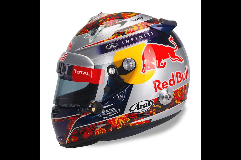 Formel 1: Die schönsten Helme von Vettel